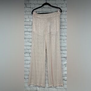 NWT Wild Fable Sequin Women's Pants holiday pink
